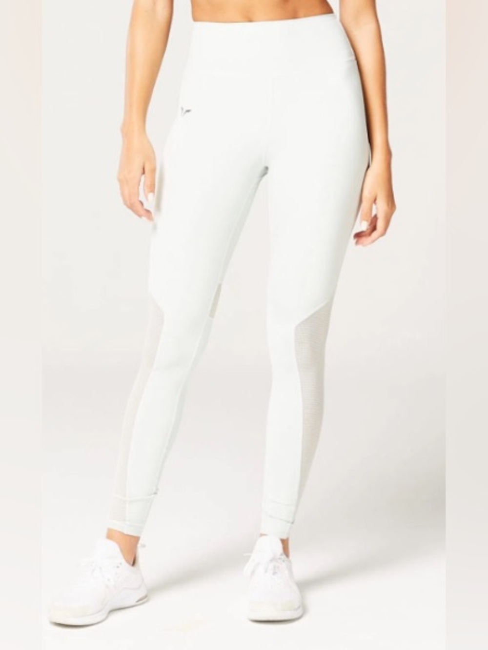 SquatWolf Women's High-Waisted Mesh Leggings – Sea Foam